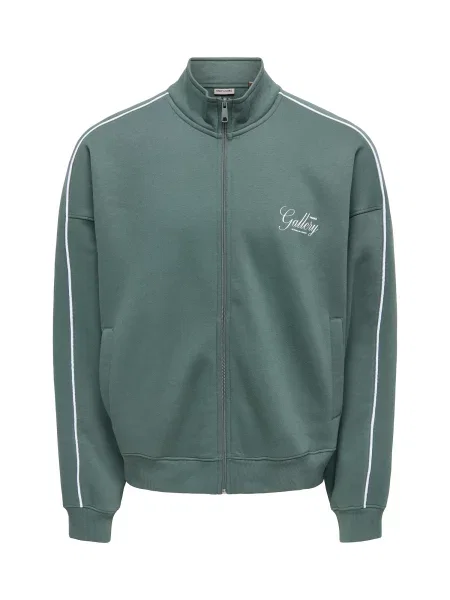 Only & Sons Hanorac ONSCeres verde pin alb