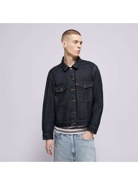 Дънково яке Levi's EMBARCADERO STATION JKT преходен модел тъмносиньо