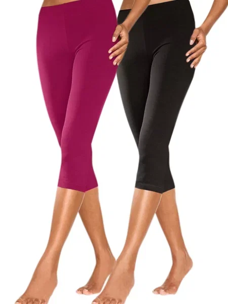 VIVANCE Spodnji del pižame malina črna