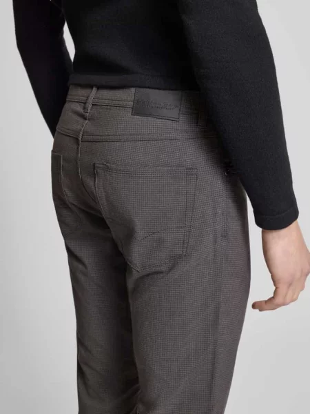 Chinosy o kroju regular fit z 5 kieszeni Christian Berg Men