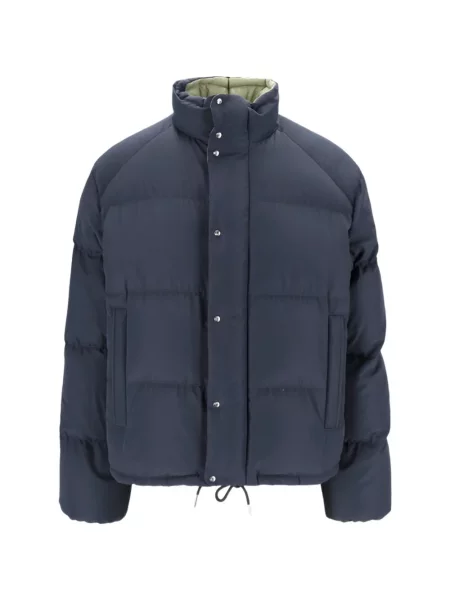 Scurt geacă cu puf Moncler albastru