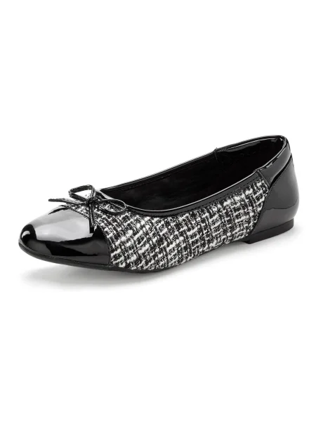 LASCANA Balerini negru alb