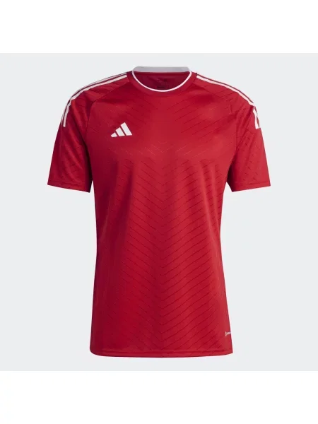 Koszulka Adidas z dżerseju czerwona