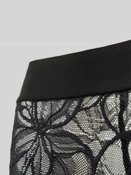 Triumph Majtki Body Make-Up Illusion Lace Shorty Kobiety jednolity 40 czarny