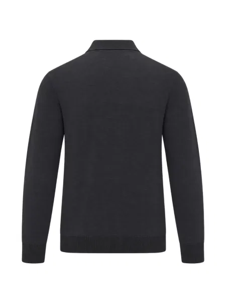 Lung tricou polo Ballantyne gri