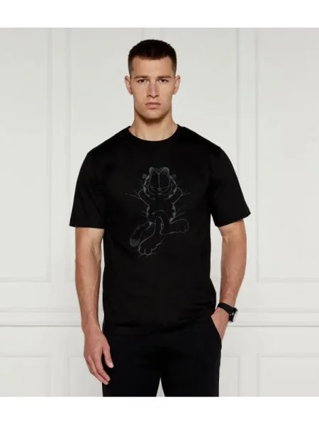Iceberg Tricou ICEBERG X GARFIELD negru