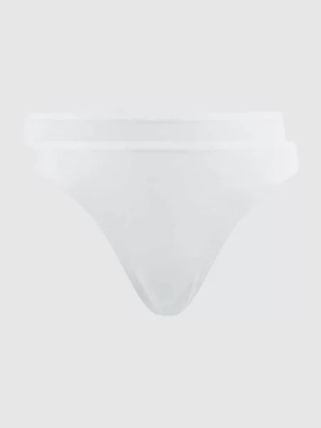 Slipy z elastycznym pasem Schiesser białe