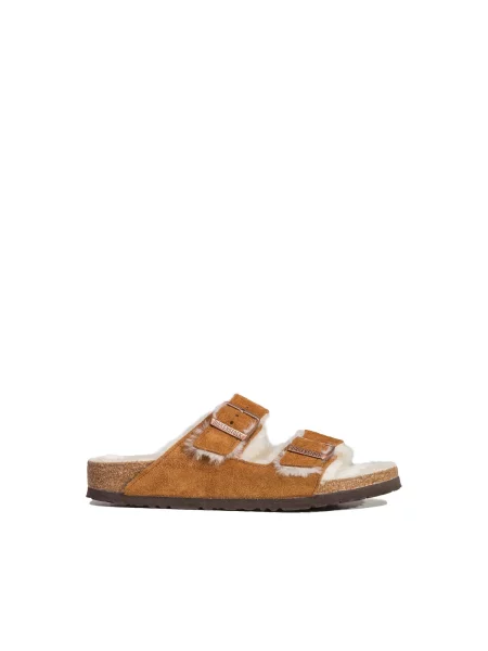 Șlapi Birkenstock Arizona Vl Sheepskin auriu