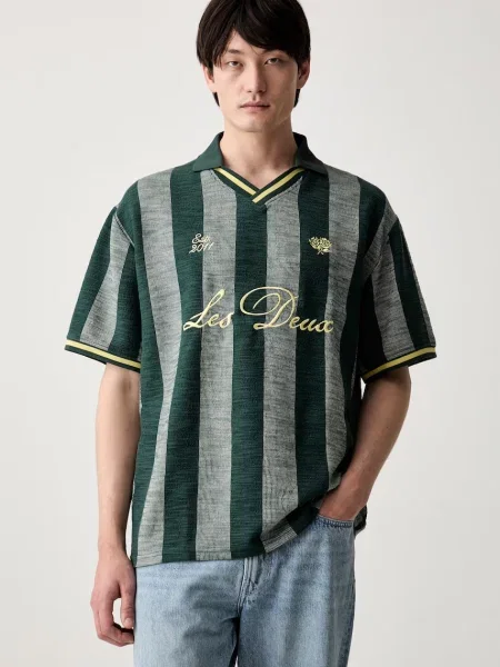 Tricou polo Les Deux verde