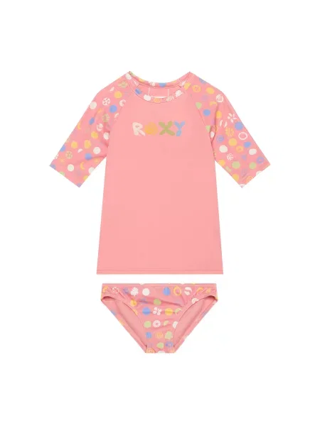 Футболка Roxy в горошек розовая