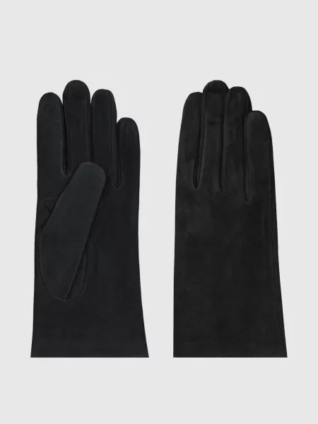 Замшевые перчатки Sermoneta Gloves черные