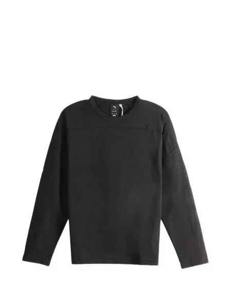 Lung tricou Puma cu decolteu rotund negru