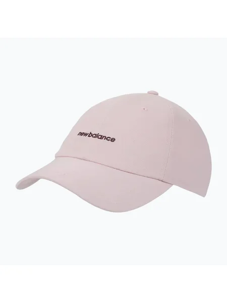 Dámska čiapka New Balance 6 Panel Linear Logo rosesugar ružová