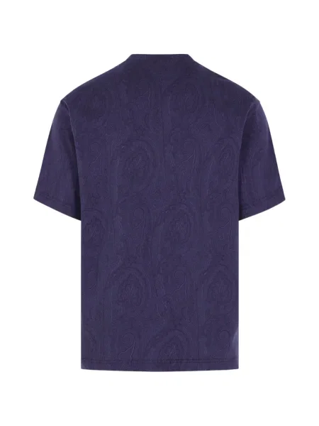 Tricou Etro cu model paisley violet