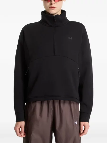 Pulover Under Armour din fleece negru