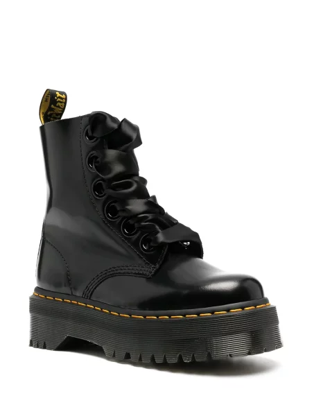 Auliniai batai Dr. Martens su platforma juoda
