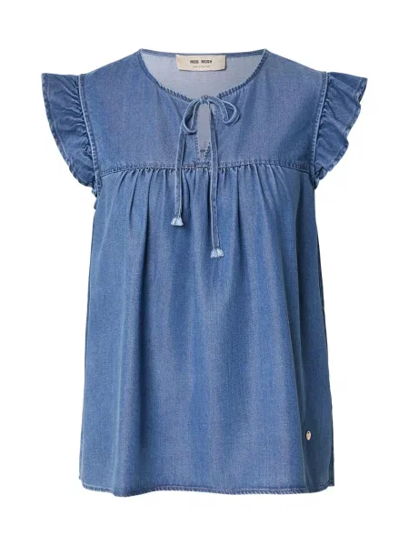 MOS MOSH Bluză MMOlaya Lich denim albastru