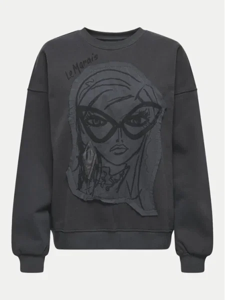 ONLY Bluză Collie Gri negru