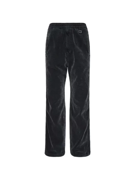 Pantaloni Wooyoungmi de catifea cord gri