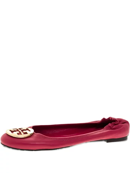 Balerini Tory Burch din piele roz