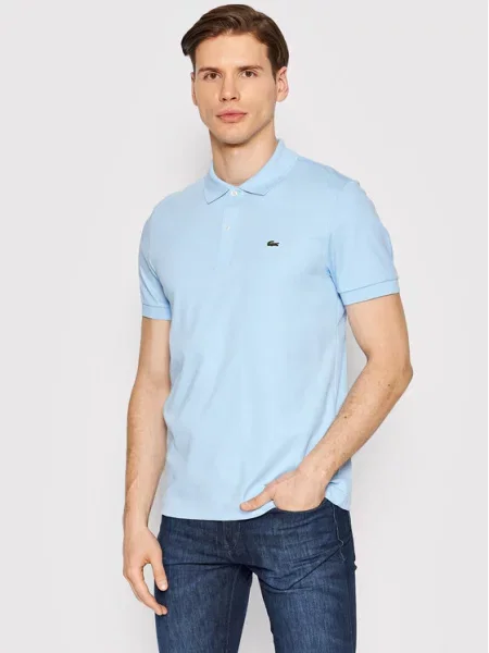 Tricou polo Lacoste albastru