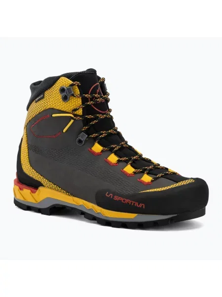Încălțăminte de munte pentru bărbați La Sportiva Trango Tech Leather GTX black/yellow negru