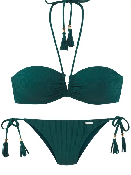 Elbsand Costum de baie două piese pin verde