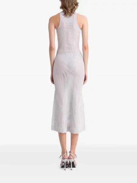Rochie midi Gemy Maalouf alb
