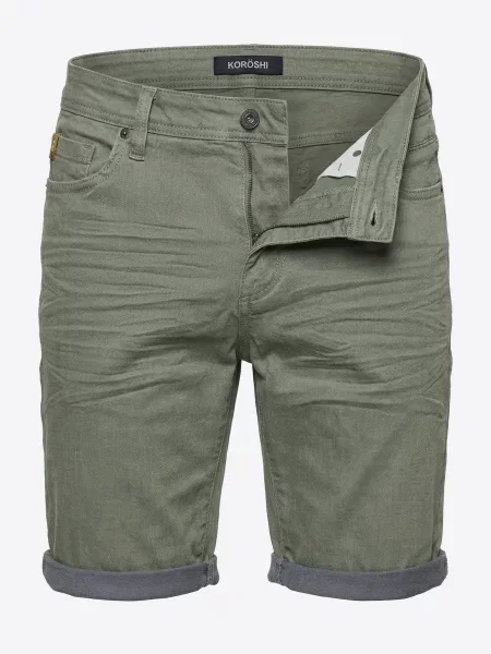 KOROSHI Jeans kaki