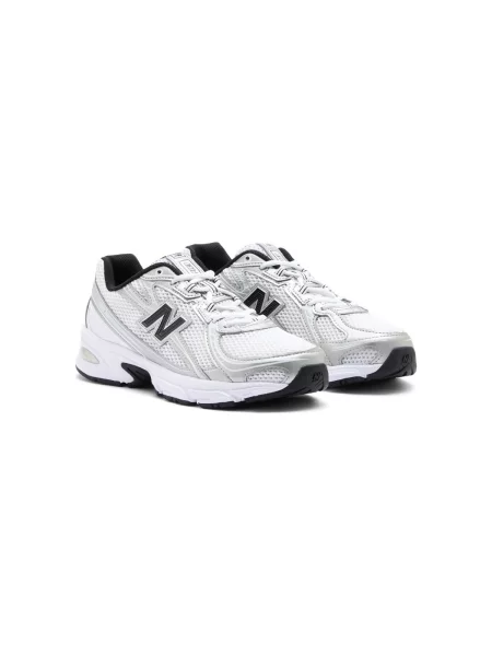Sneakers New Balance White/ Silver Metallic/ Navy EUR biela