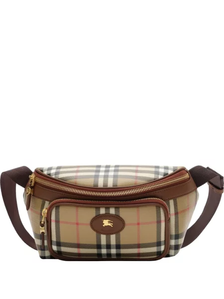 Cu centură curea Burberry în carouri
