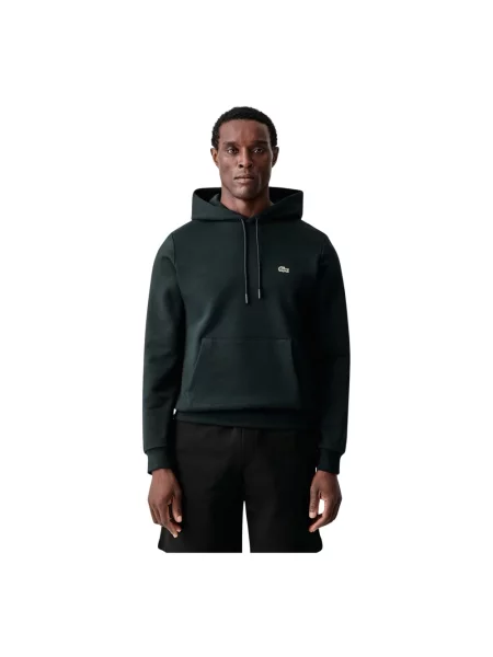 Lacoste bluza z kapturem zielona