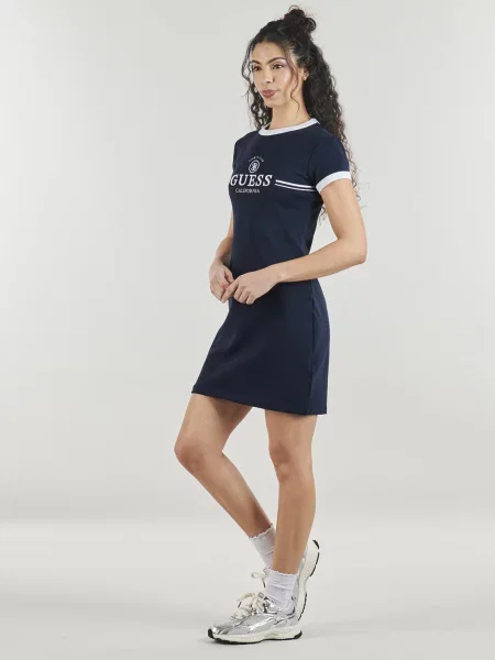Kratak odgovarati mini haljina Guess plava
