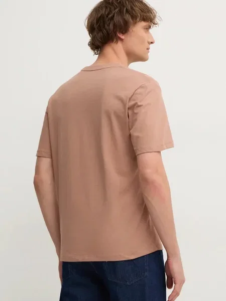 Футболка Pepe Jeans Connor однотонна коричневий