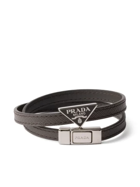 Brăţară Prada cu bretele cu autograf maro