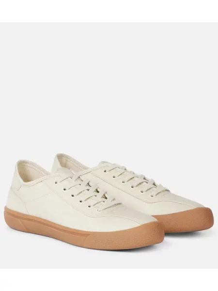 Sneakerși The Row din canvas alb