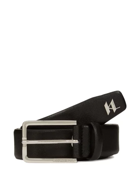 Curea Karl Lagerfeld din piele negru