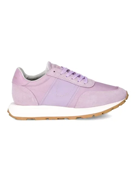 Buty do biegania Philippe Model zamszowe do biegania fioletowe