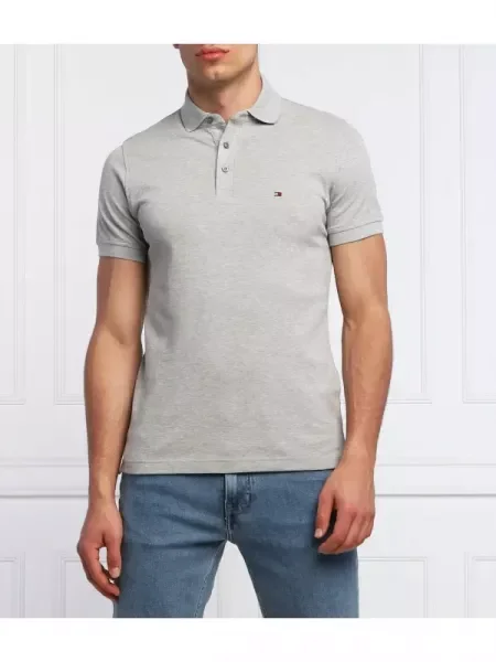 Tommy Hilfiger Tenisz póló | pique szürke