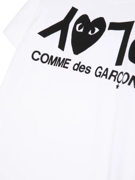 Koszulka dziecięca Comme Des Garcons Play biała