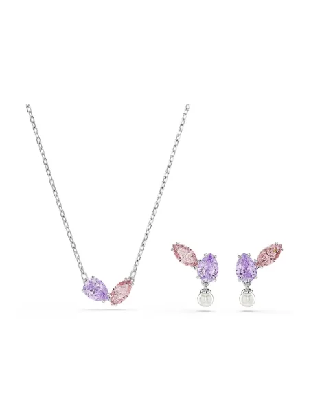 Palton Swarovski roz