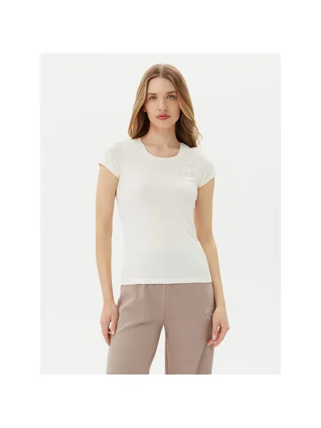 Emporio Armani Póló TJDQZ Regular Fit fehér