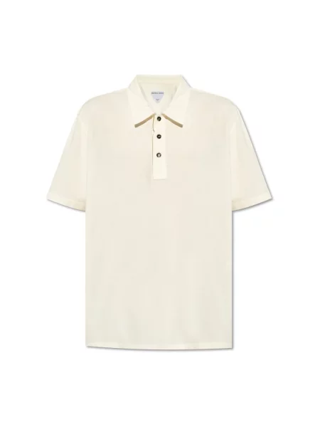 Koszulka polo Bottega Veneta beżowa