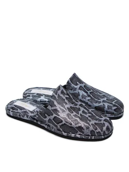 Кожаные тапочки Pellagio черные