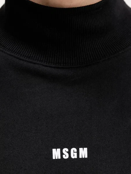 Свитер Msgm с принтом черный