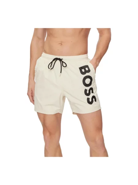 Kąpielówki Boss beżowe