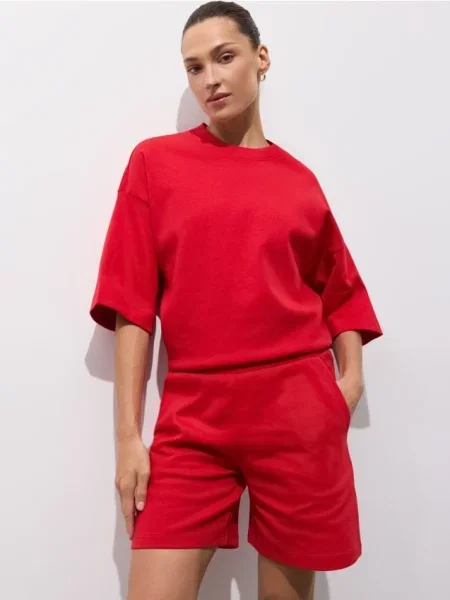 Mohito Marškinėliai oversize raudona