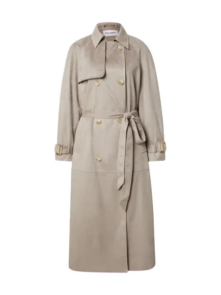Noar studios Átmeneti kabátok SUEDE COAT taupe