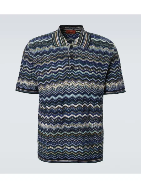 Polo Missoni albastru