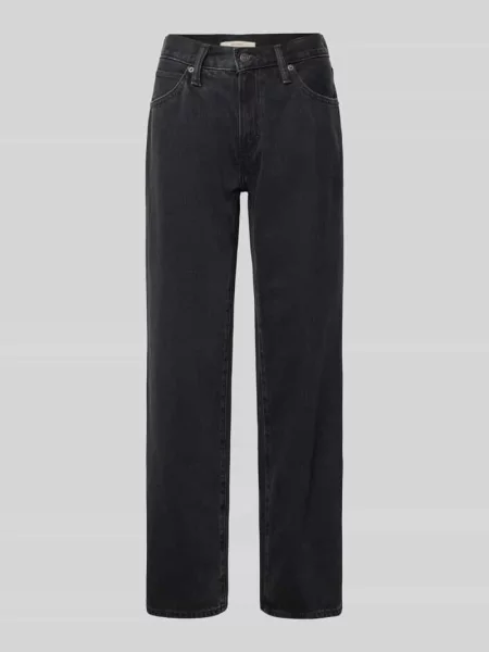Jeansy o kroju straight fit z 5 Levi's czarne